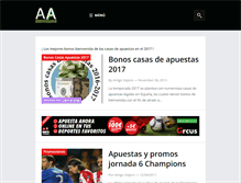 Tablet Screenshot of amigofutbolero.com